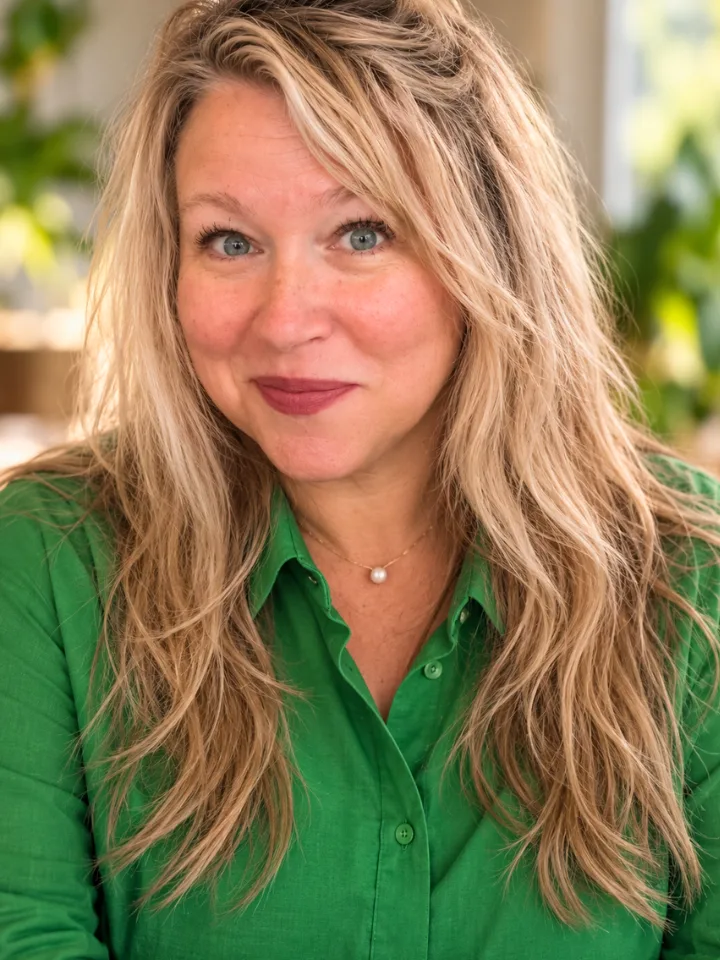 Kendra Malloy, founder of Joyfire, smiling warmly at the camera