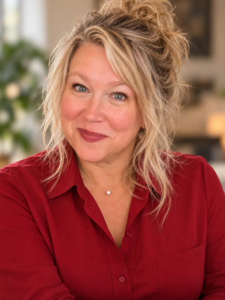 Kendra Malloy, founder of Joyfire, smiling warmly at the camera